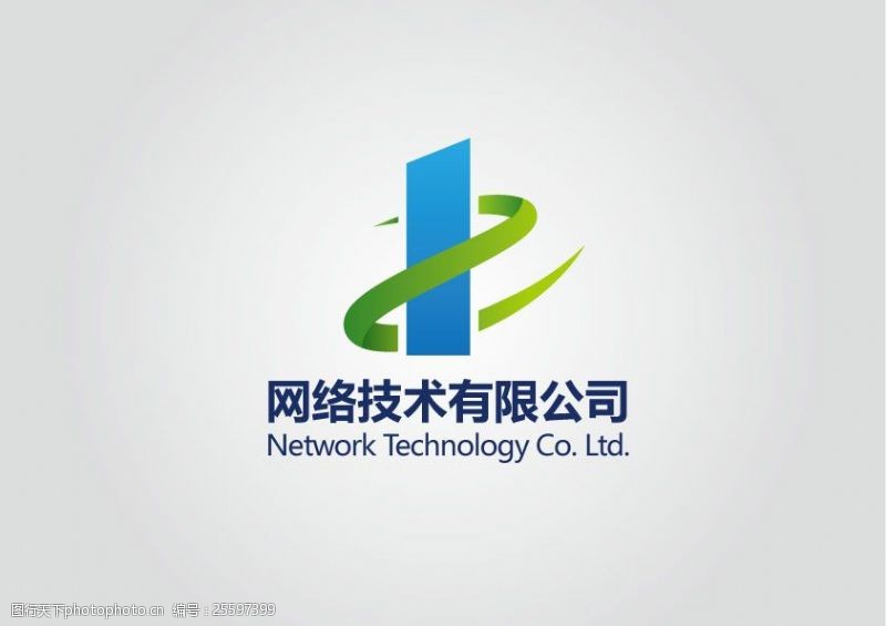 網絡科技公司標志設計的數字化美學